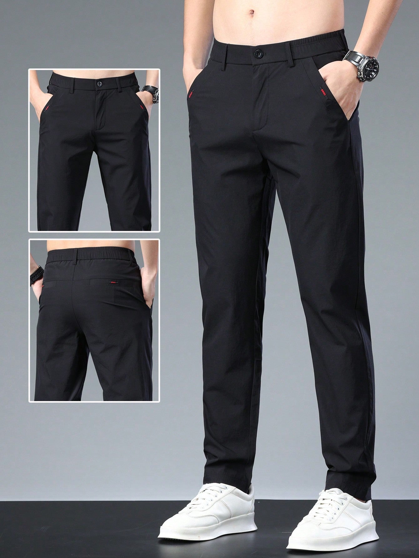 B-Taperedstretch Koningsblauw