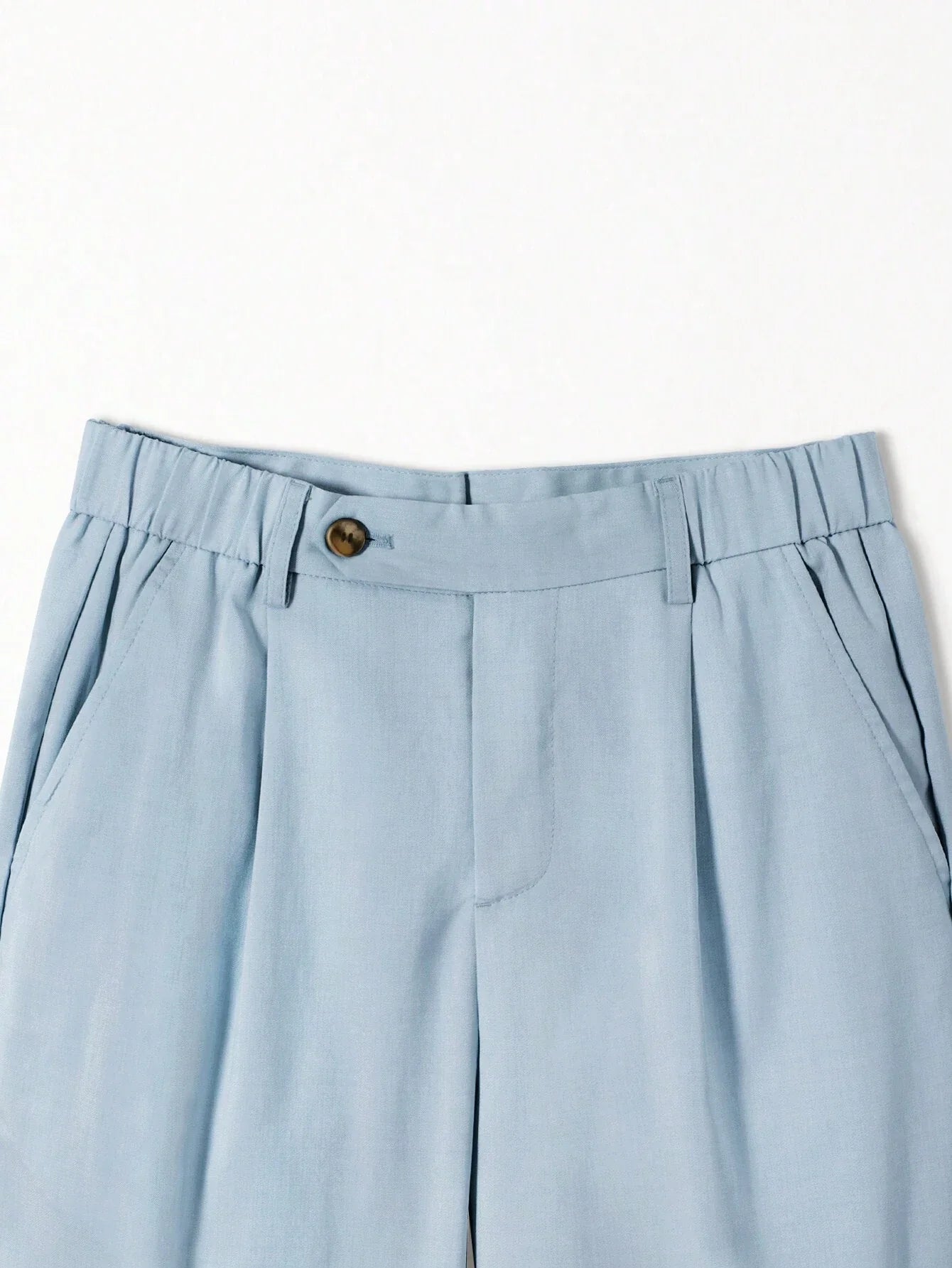 EleganceFit™ Casual Trousers Babyblauw