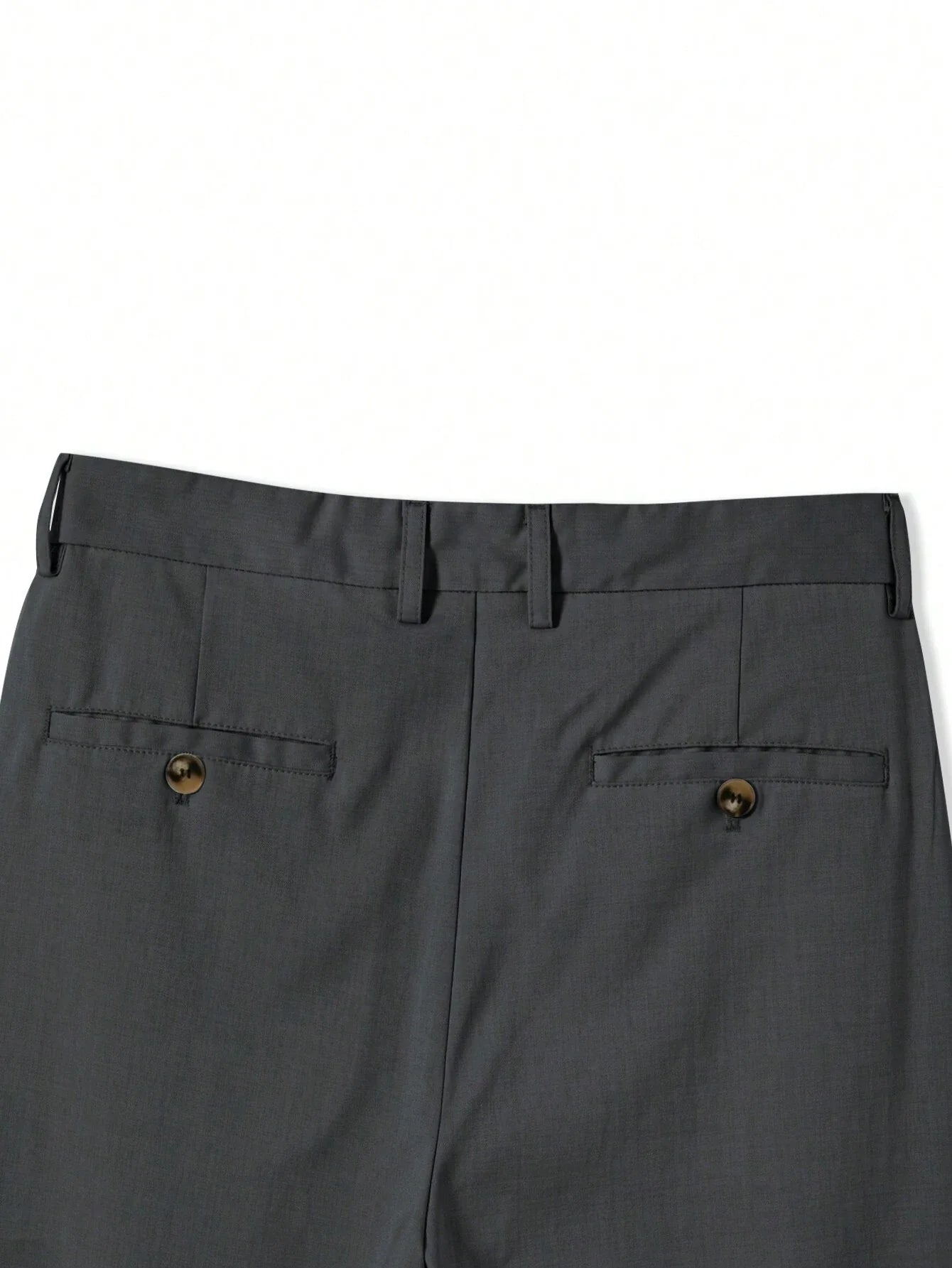 EleganceFit™ Casual Trousers Donkergrijs