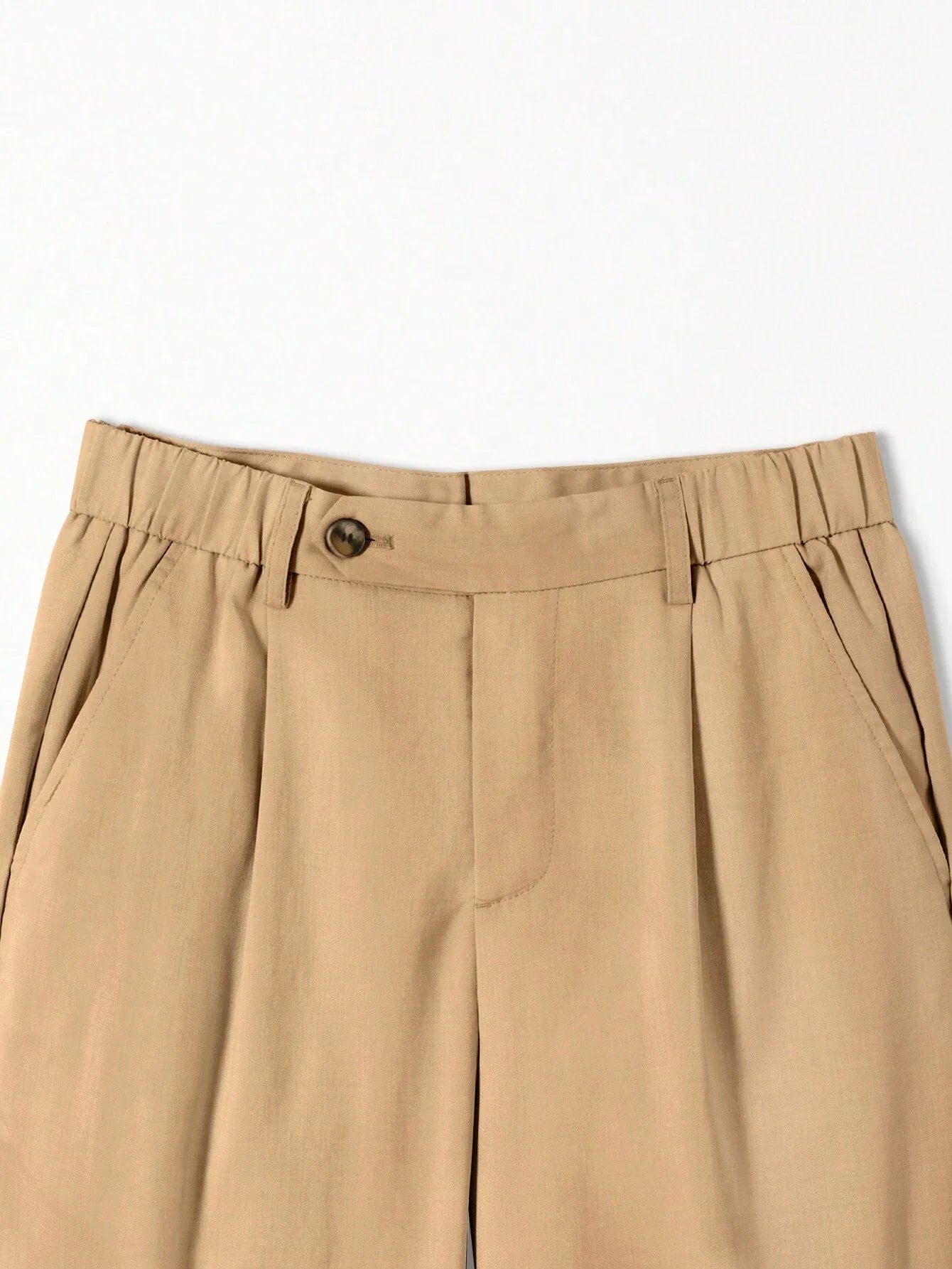 EleganceFit™ Casual Trousers Kaki