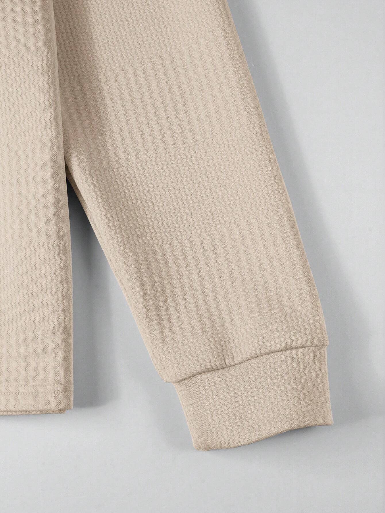 B-longsleeve TM Luxe Polo Abrikoos