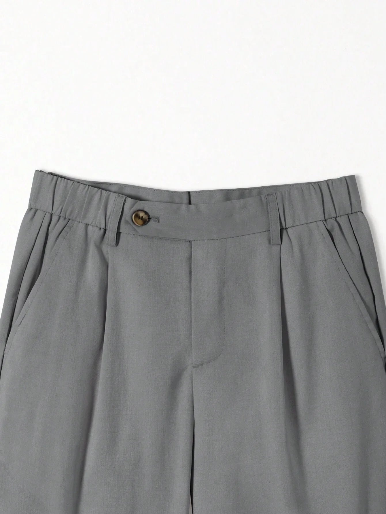 EleganceFit™ Casual Trousers Grijs