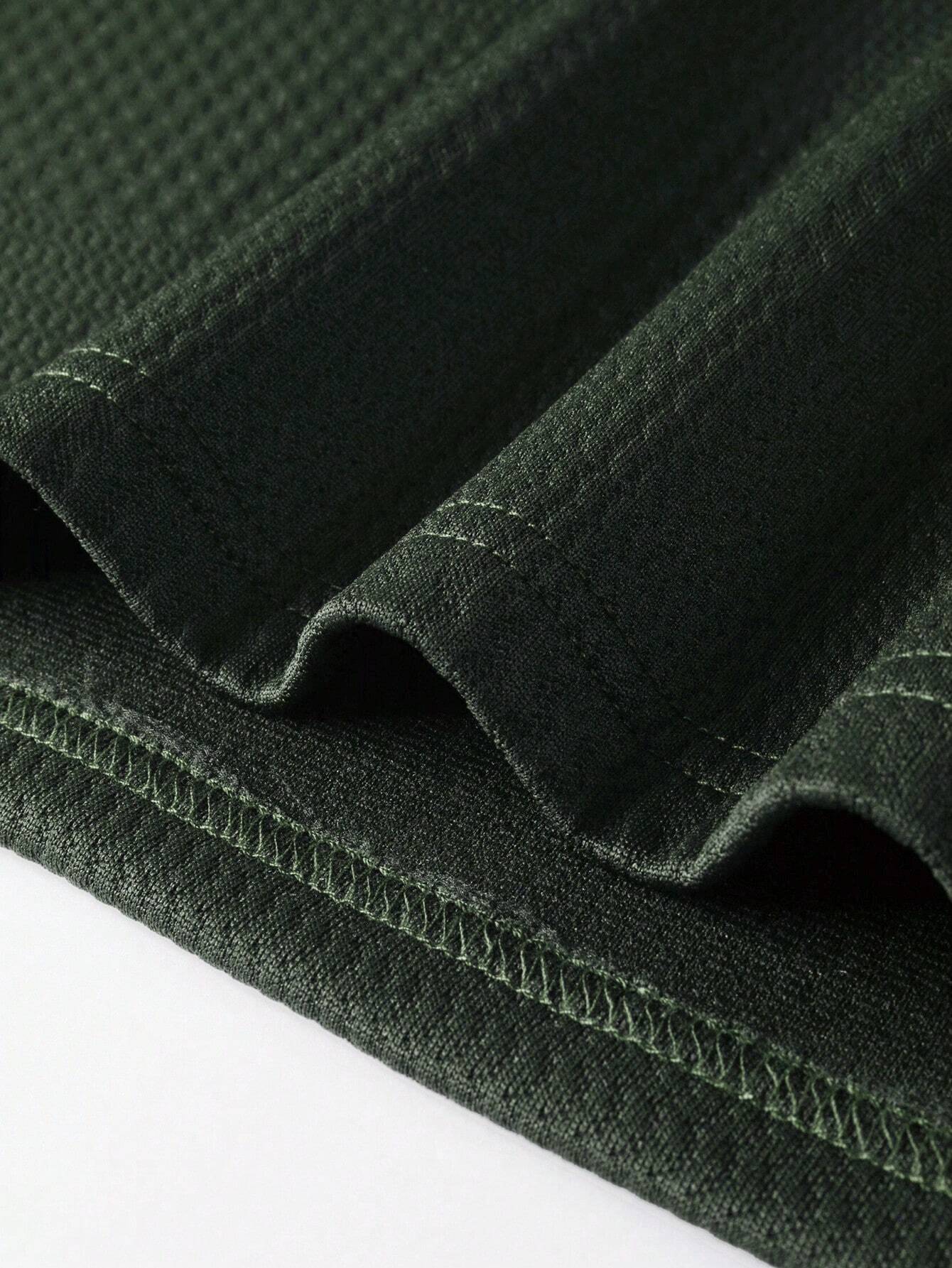B-longsleeve TM Luxe Polo Donkergroen