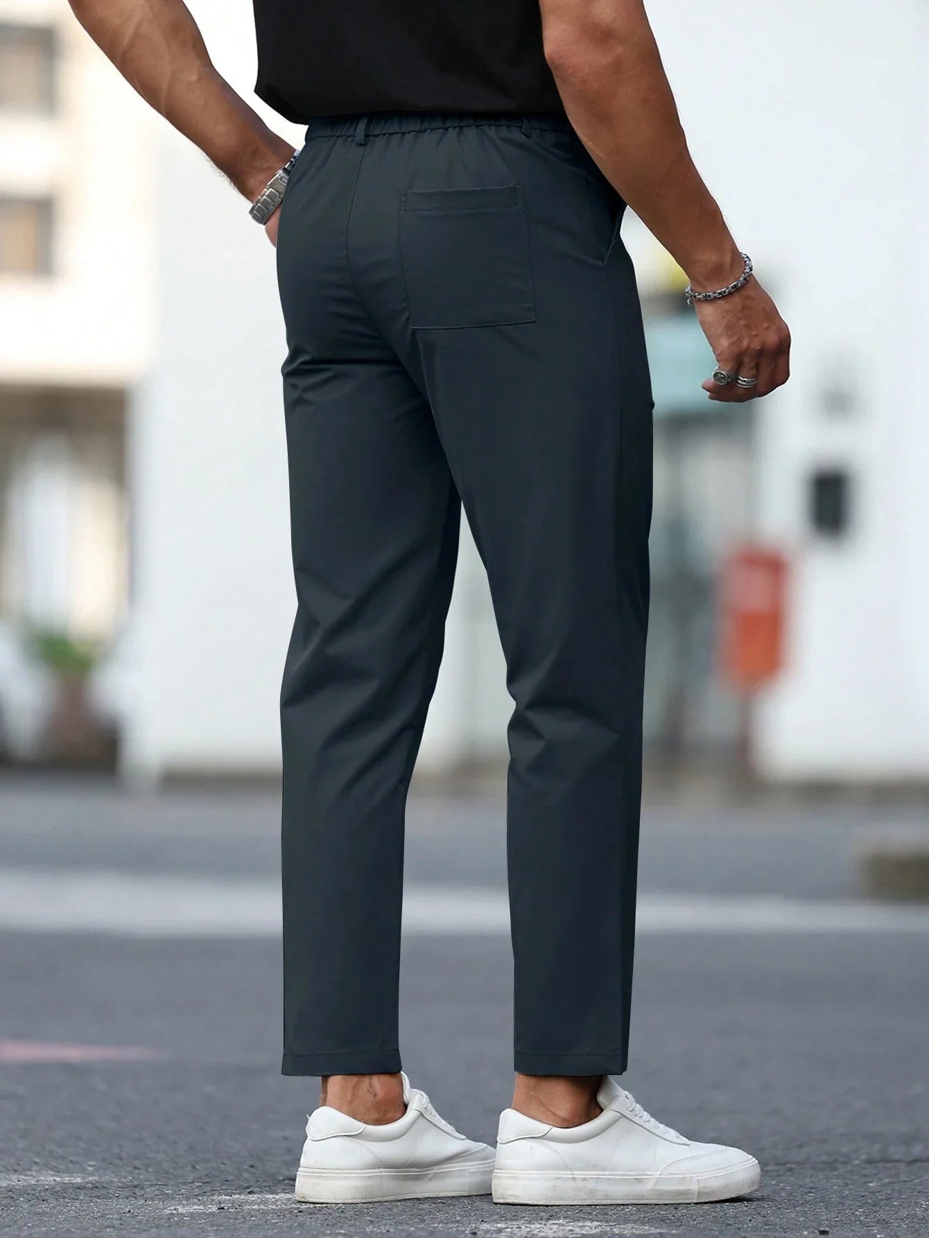 B-Casual Chino Donker Blauw