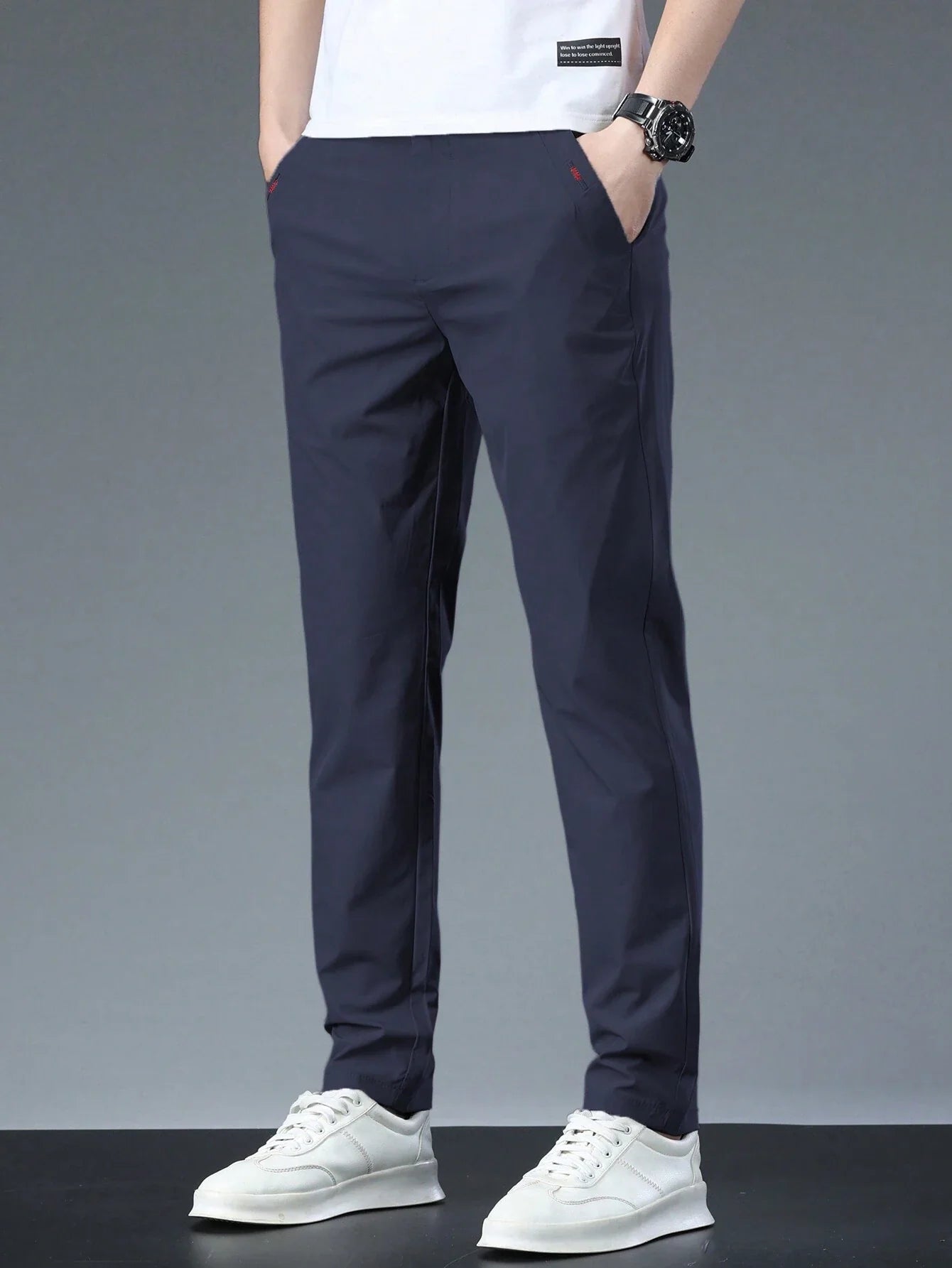 B-Taperedstretch Koningsblauw