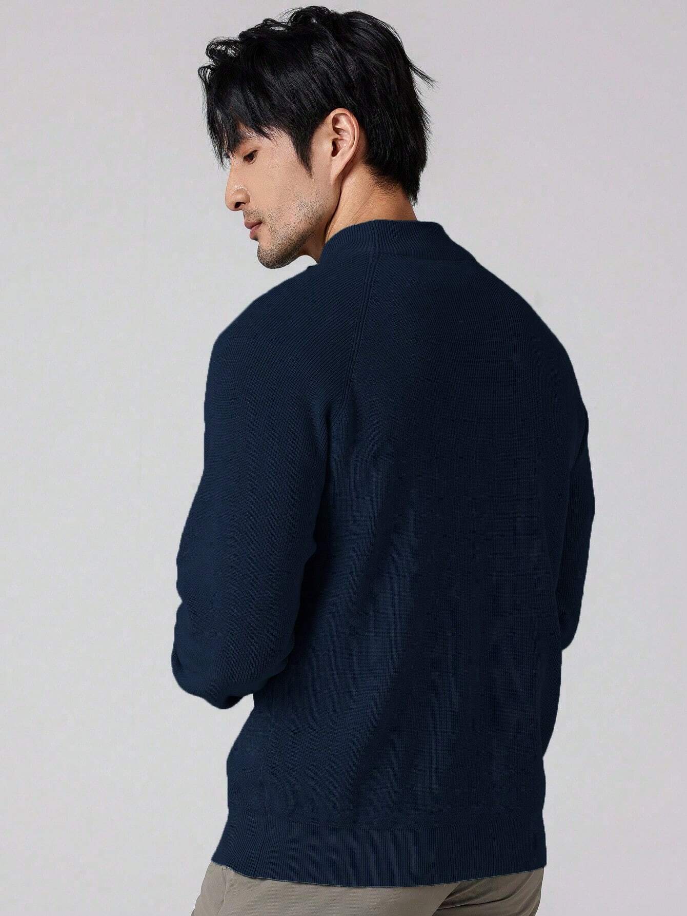 SwiftZip Men's Sweater Donkerblauw