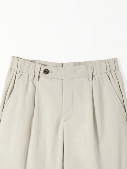 EleganceFit™ Casual Trousers Abrikoos