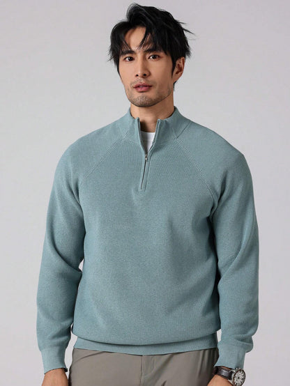 SwiftZip Men's Sweater Lichtblauw
