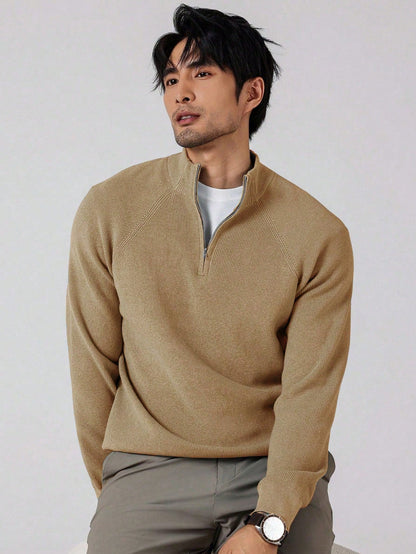 SwiftZip Men's Sweater Lichtblauw