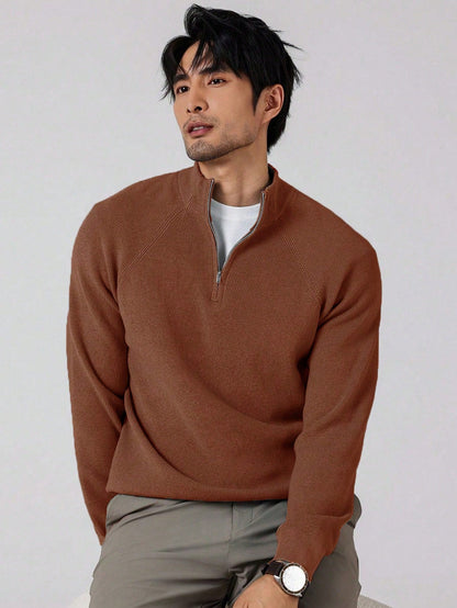 SwiftZip Men's Sweater Lichtblauw