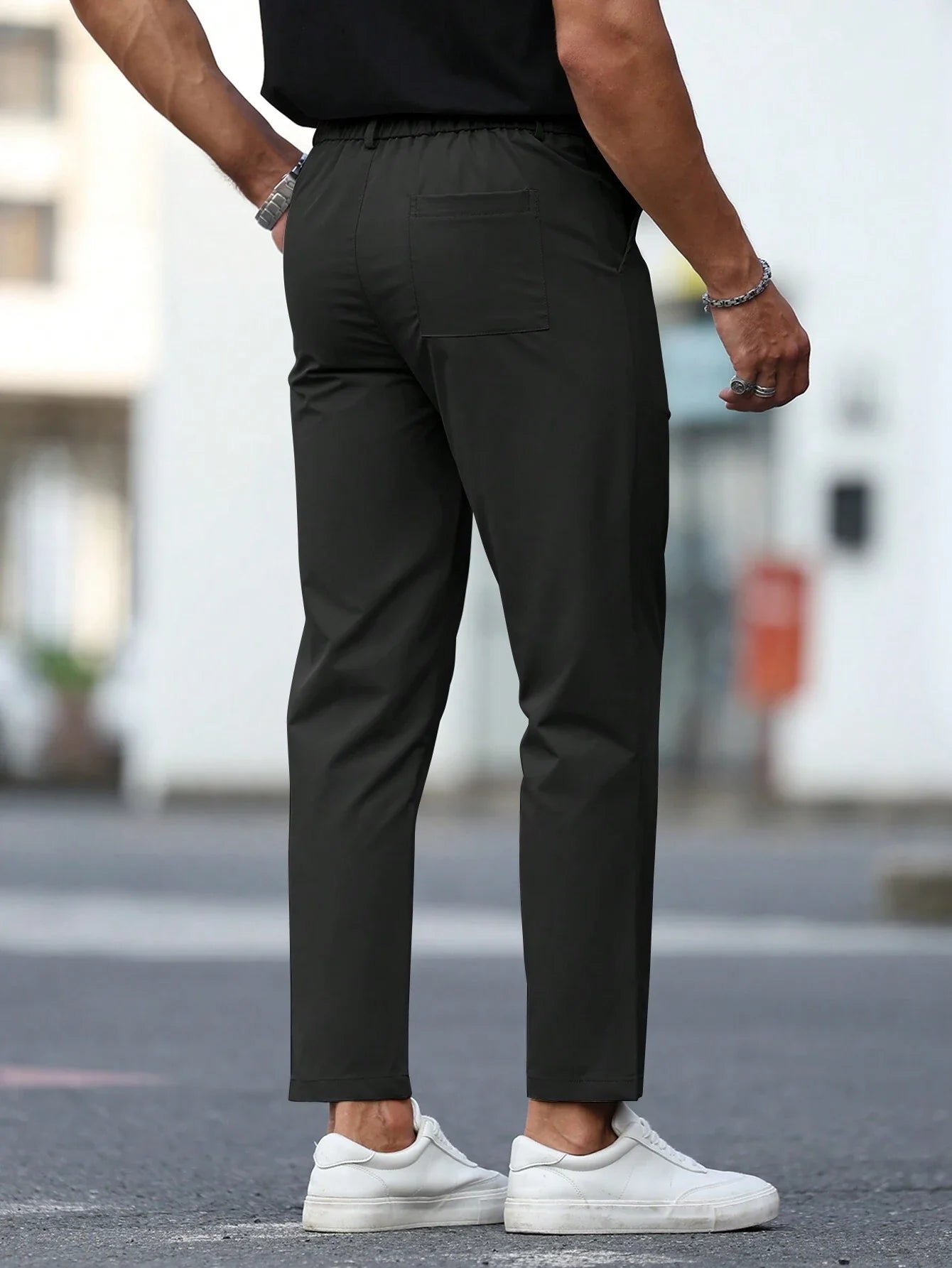 B-Casual Chino Zwart