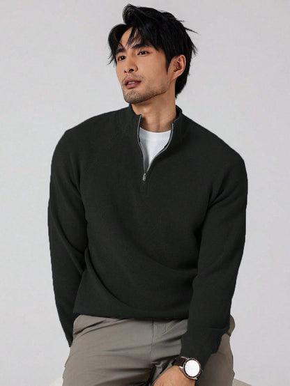 SwiftZip Men's Sweater Lichtblauw
