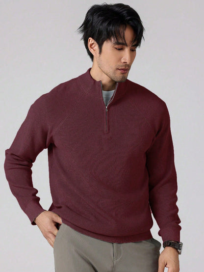 SwiftZip Men's Sweater Lichtblauw