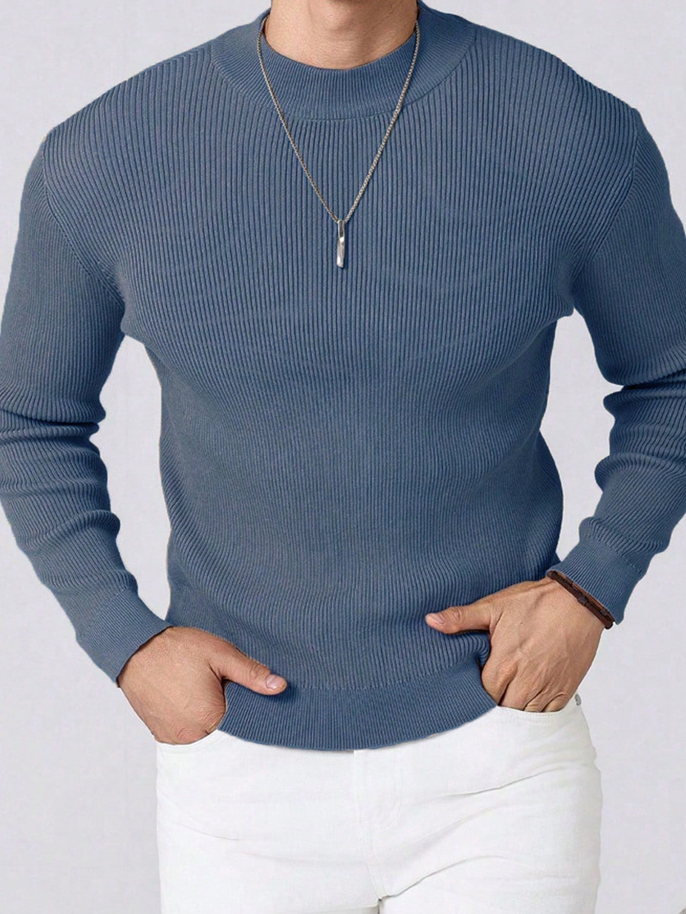Prestige men Essential Sweater Donkergroen
