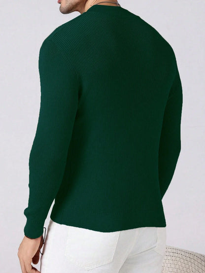 Prestige men Essential Sweater Donkergroen