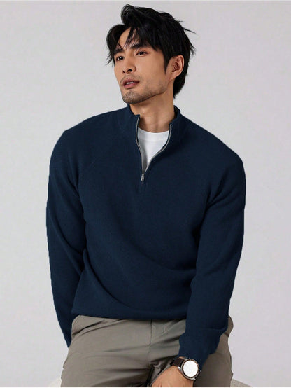 SwiftZip Men's Sweater Lichtblauw
