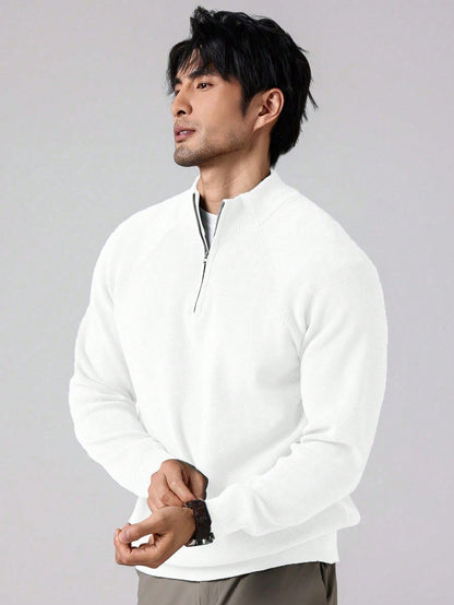 SwiftZip Men's Sweater Lichtblauw