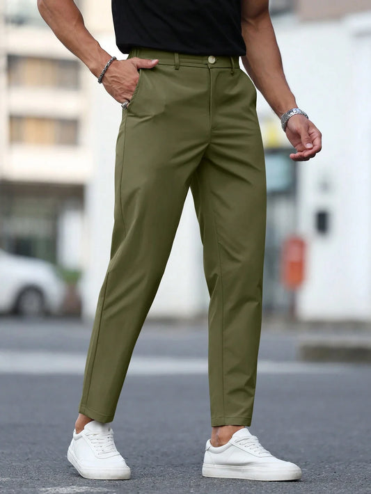B-Casual Chino Leger Groen