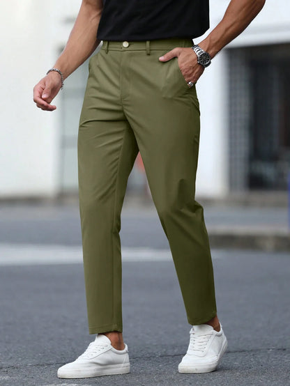 B-Casual Chino Leger Groen
