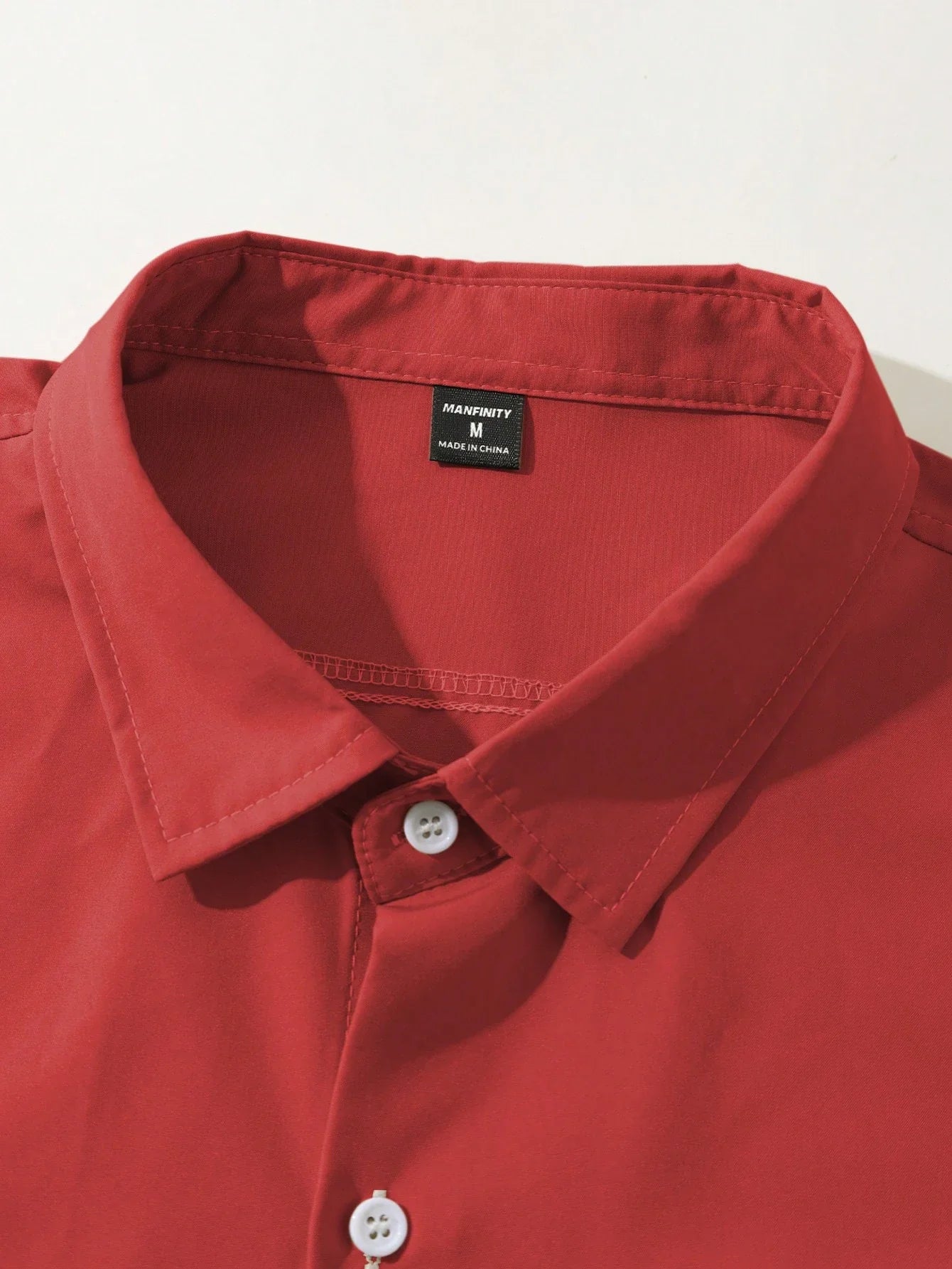 Man-f TM overhemd Rood