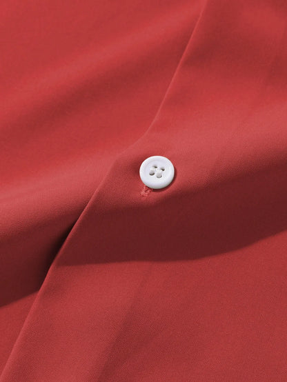 Man-f TM overhemd Rood