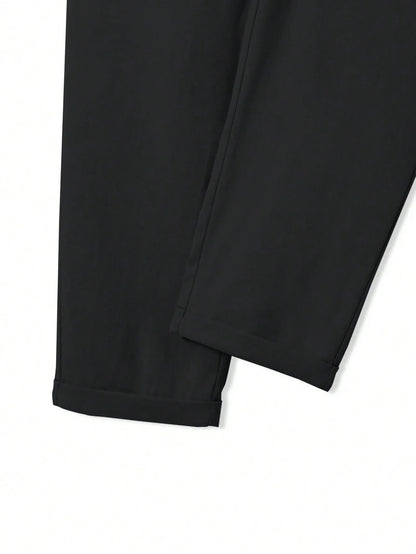 EleganceFit™ Casual Trousers Zwart